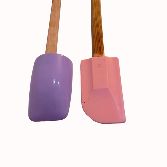 Williams-Sonoma Silicone Spatula Set Heat Resistant Baking Kitchen Cooking Tools - Picture 5 of 15